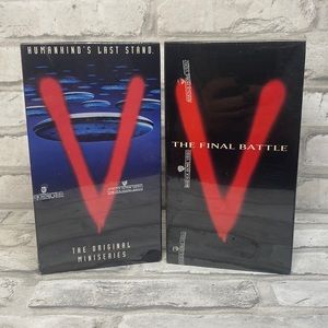 V: the series. Unopened VHS tapes watermarked